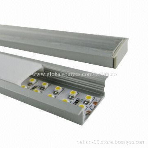 Anodized Recessed Aluminum Extruded Strip Profile for SMD3528, 5050